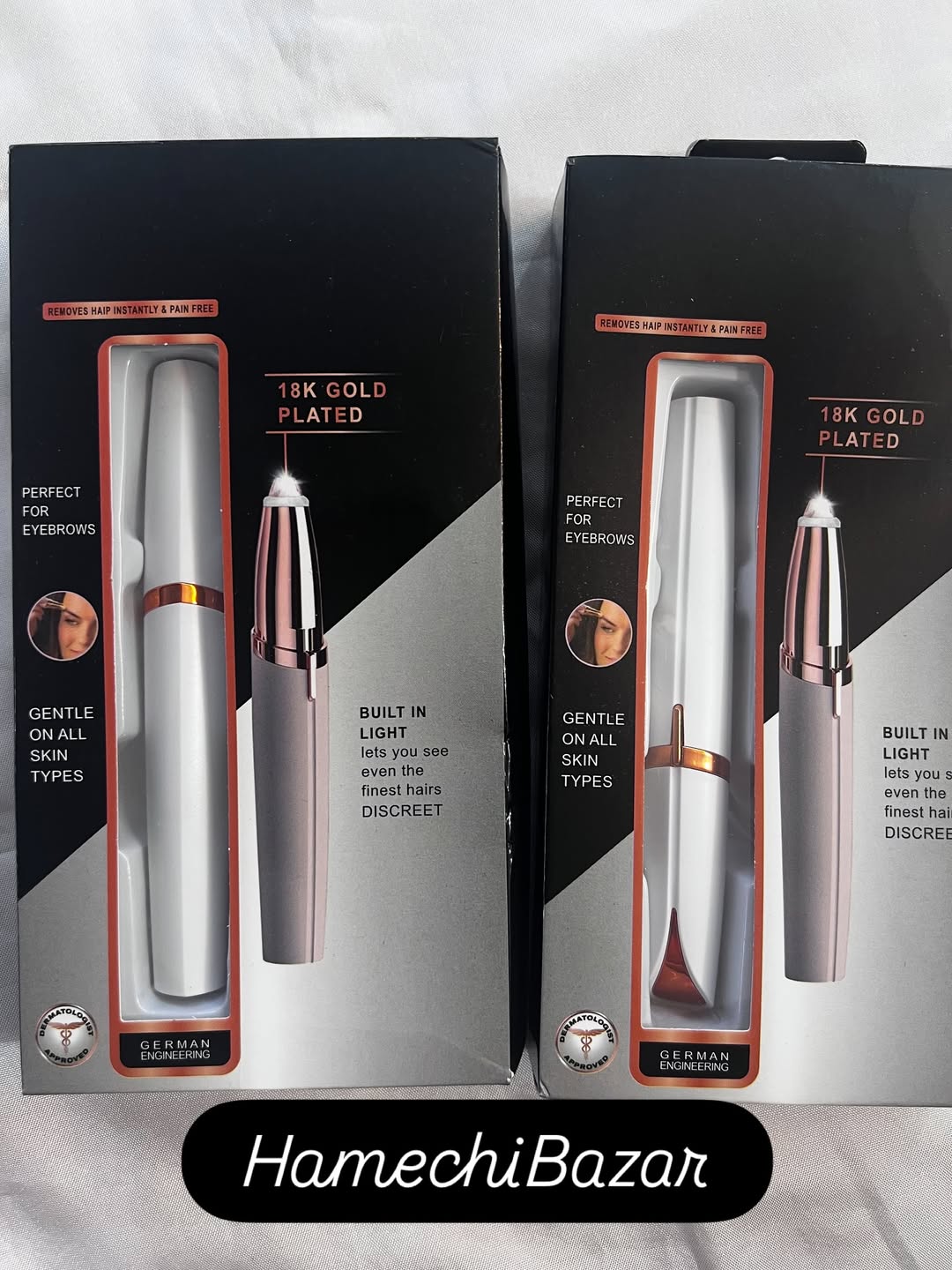 دستگاه موزن چندکاره ابرو و بینی و گوش چراغدار